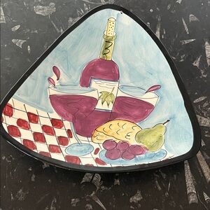 Wine a/cheese platter